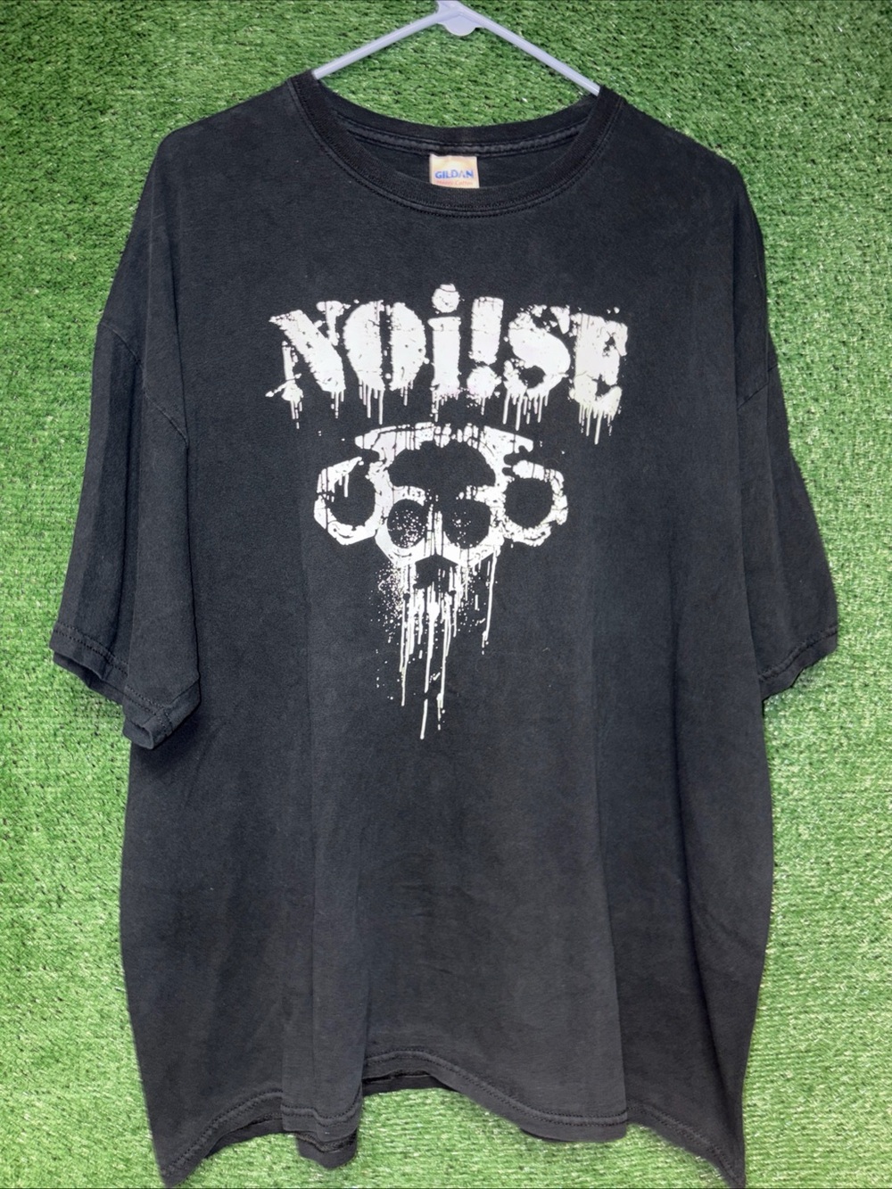 vintage Y2K Noi!se Black Shirt XXL Gildan tag Punk Oi! Templars